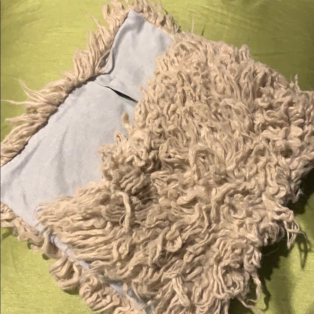 12x20 TAN FAUX FUR PILLOWCASE